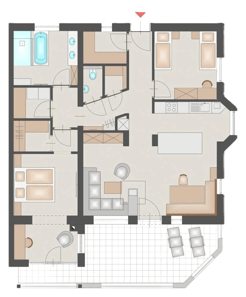 Grundriss Residence II