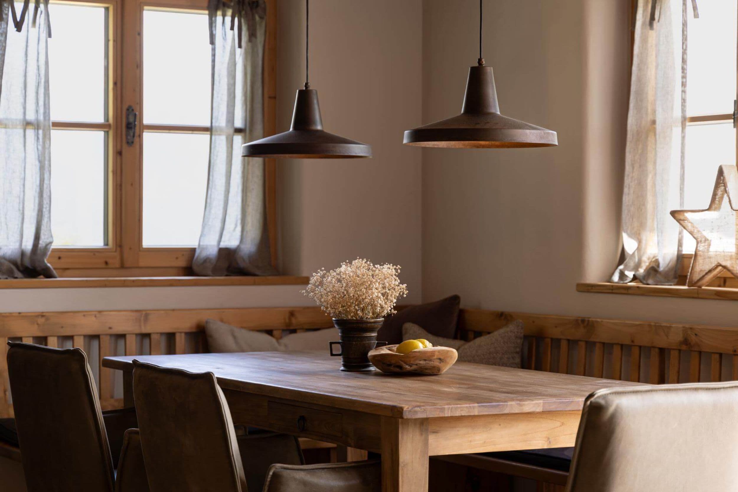 Warm alpine living room