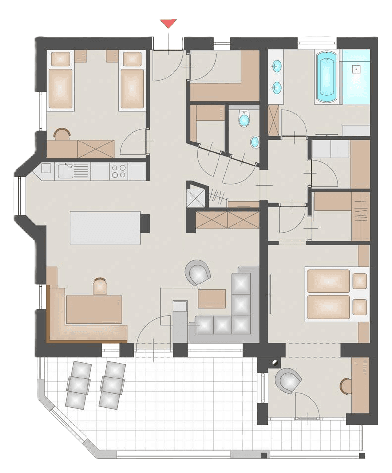 Grundriss Residence I